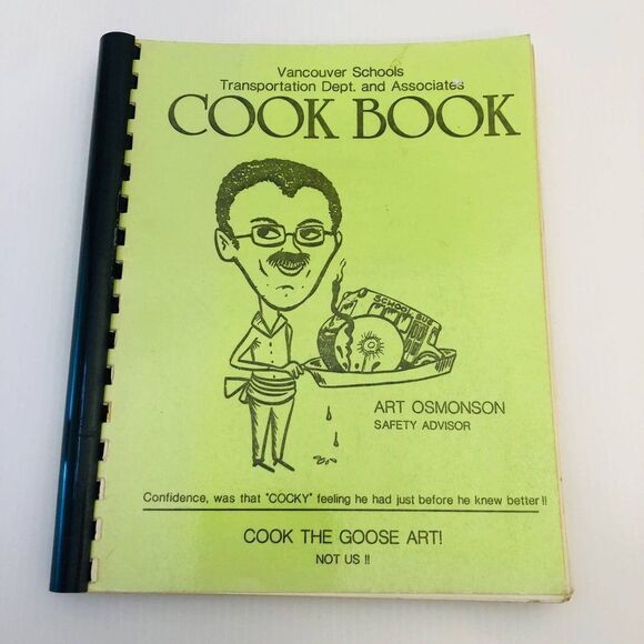Vintage Cookbook "Vancouver Schools...Cookbook" - Picture 1 of 12
